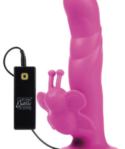 10 Function Love Rider Silicone Butterfly Lover Pink 5.25 Inch