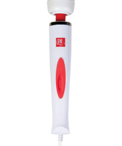 Adam and Eve Adam and Eve`s Plug-In Magic Wand Massager Deluxe - White And Red