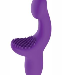 Adam andamp; Eve Eve`s Rechargeable Silicone G-Spot Pleaserl Vibrator - Blue