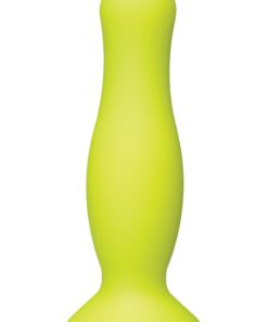 American Pop Mode Silicone Anal Plug Yellow 5 Inch