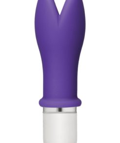 American Pop Whaam 10 Function Silicone Vibrator With Sleeve Waterproof Purple 3.5 Inch
