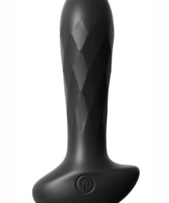 Anal Fantasy Elite Silicone Anal Teaser USB Rechargeable Waterproof Anal Plug Black 4.7 Inch