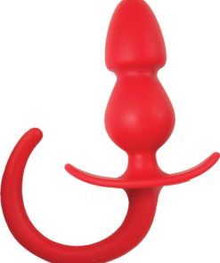 Ass Blaster Anal Tail 2 Silicone Butt Plug - Red