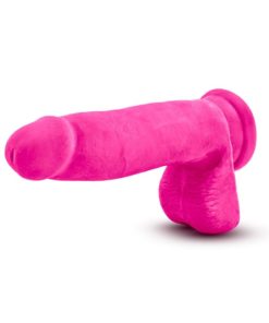 Au Naturel Bold Pleaser Dildo With Suction Cup 7in - Pink