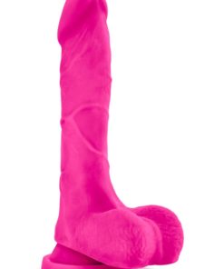 Au Naturel Bold Thrill Dildo With Suction Cup 8.5in - Pink