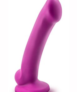 Avant D9 Ergo Mini Silicone Dildo With Suction Cup 6.5in - Violet