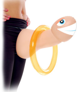 Bachelorette Party Favors Mr Party Pecker Inflatable Strap On Ring Toss Game