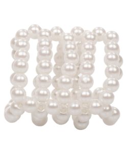 Basic Essentials Pearl Stroker Beads - Clear