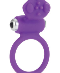 Body And Soul Affection Silicone Cockring Waterproof Purple 1.5 Inch Diameter