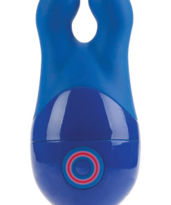 Body And Soul Connection Silicone Body Massager Waterproof Blue
