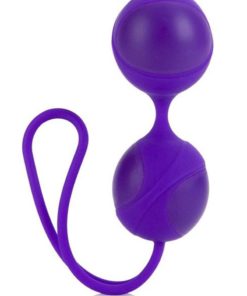 Body and Soul Entice Silicone Kegal Balls - Purple