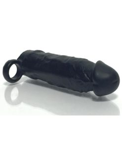 Boneyard Meaty 3X Stretch Silicone Penis Extender 6.5in - Black