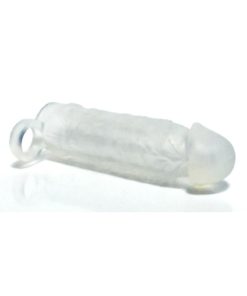 Boneyard Meaty 3X Stretch Silicone Penis Extender 6.5in - Clear