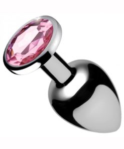 Booty Sparks Pink Gem Small Anal Plug - Pink