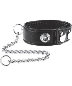 CandB Gear Snap Cock Ring With Leash 12 Inch