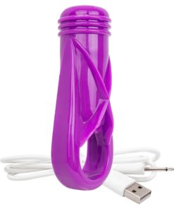 Charged OYeah Plus USB Rechargeable Cock Ring Waterproof Purple