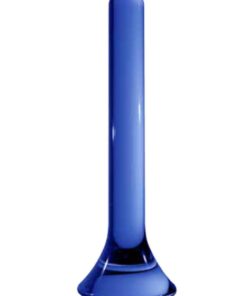 Christalino Tower Glass Wand Dildo 7in - Blue