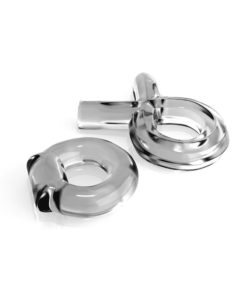 Classix Couples Cock Ring Set (2 Piece Kit) - Clear