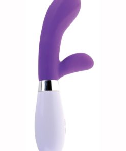 Classix Silicone G-Spot Rabbit Vibrator - Purple And White