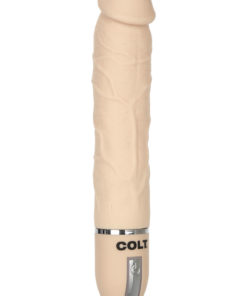 COLT Deep Drill Silicone Vibrating Butt Probe - Ivory