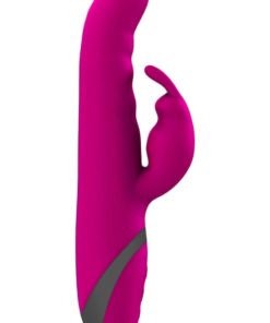 Commotion Cha Cha Rechargeable Silicone Rabbit Vibrator - Raspberry