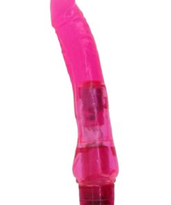 Crystal Caribbean Number 1 Jelly Vibrator - Pink