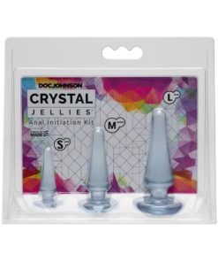 Crystal Jellies Anal Initiation (3 Piece Kit) - Clear