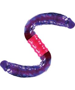 Dual Vibrating Flexi Dildo - Purple