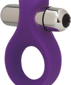 Embrace Lovers Ring Silicone Cockring Waterproof Purple