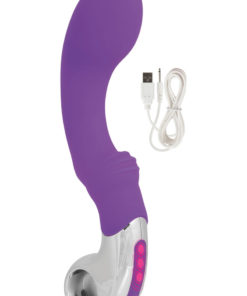 Embrace Rechargeable Silicone G Wand Waterproof Purple 5.5 Inch