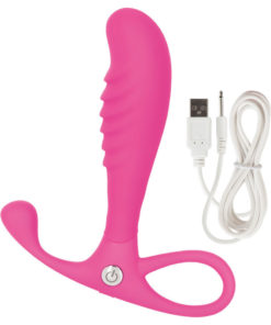 Embrace Tapered Silicone Anal Probe Waterproof Pink 4 Inch