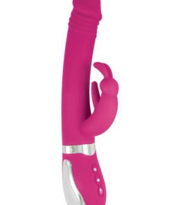 Energize Heat Up Bunny 2 Rechargeable Silicone Warming Vibrator - Pink