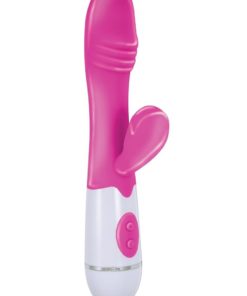 Energize Her Pleasure Rabbit Massager Dual Motors Silicone Vibrator - Pink