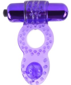 Fantasy C-Ringz Ball-Banger Super Cock Ring with Bullet - Purple