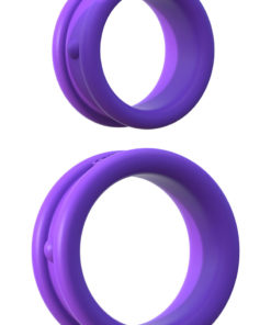Fantasy C-Ringz Max Width Silicone Cock Rings - Purple