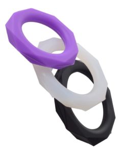 Fantasy C-Ringz Silicone Designer Stamina Cock Ring Set - Purple