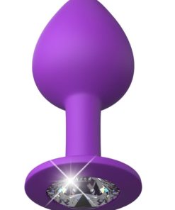 Fantasy For Her  Her Little Gem Medium Plug Anal Play Silicone Waterproof Purple