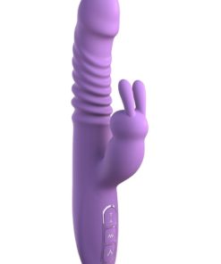 Fantasy For Her Thrusting Silicone Rabbit Multi Function Rechargeable  Waterproof Purple