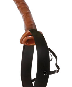 Fetish Fantasy Series Chocolate Dream Hollow Strap On Dong Brown 10 Inch