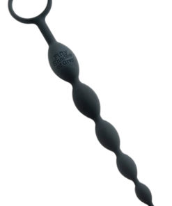Fifty Shades of Grey Pleasure Intensified Anal Beads - Black
