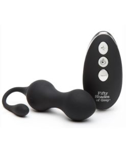 Fifty Shades of Grey Relentless Vibrations Silicone Kegel Balls - Black