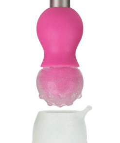 Foreplay Ice Chill Vibrating Ice Massager Silicone 3 Inch Pink