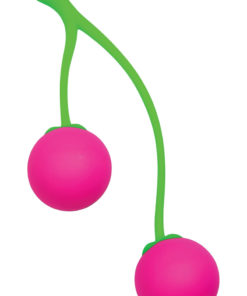 Frisky Charming Cherries Silicone Kegel Exercisers - Pink