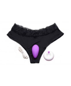 Frisky Naughty Knickers Silicone Remote Panty Vibe - Silver