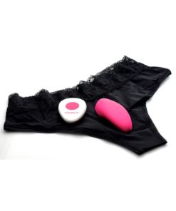 Frisky Playful Panties 10X Panty Vibe with Remote Control - Black
