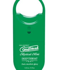 Goodhead Deep Throat To-Go Oral Anesthetic Spray Mint .33oz