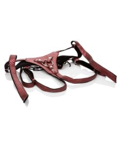 Her Royal Harness The Regal Queen Adjustable Harness - Red