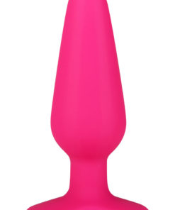 Hustler All About Anal Seamless Silicone Butt Plug Pink 5.5 Inch