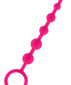 Hustler Silicone Anal Beads 6 Balls Pink 8.25 Inch