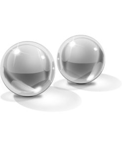 Icicles No 42 Glass Ben-Wa Balls - Medium - Clear